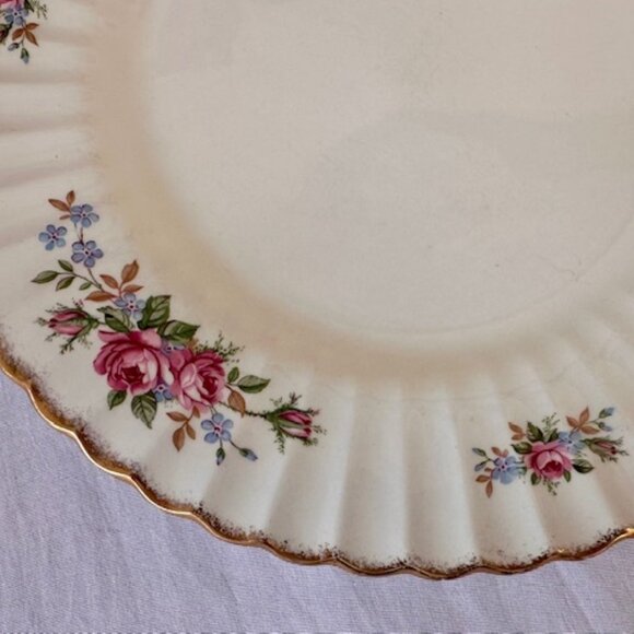 J&G Meakin Country Garden‎ 22kt Gold Trim Plate England Vintage Floral Classic - Picture 5 of 5